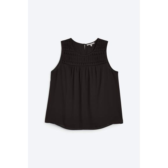 Daniel Rainn Odela Mixed Material Top Black 2XL - Picture 4 of 9